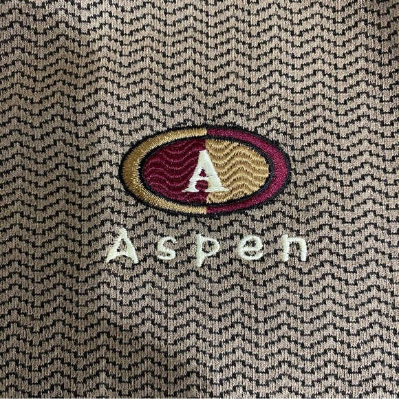 Ouray Sportswear Men’s Herringbone Aspen Logo Polo Shirt - Picture 2 of 7